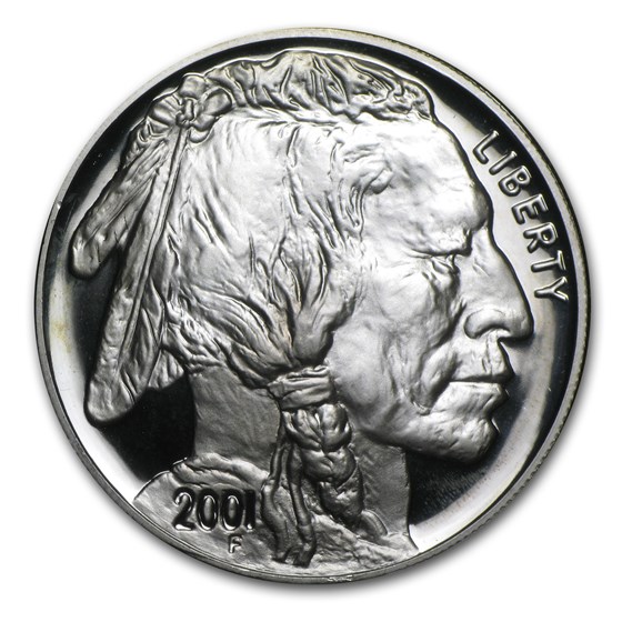 2001-P Buffalo $1 Silver Commem Proof (w/Box & COA) 2001-P Buffalo $1 Silver Commem Proof (w/Box & COA)